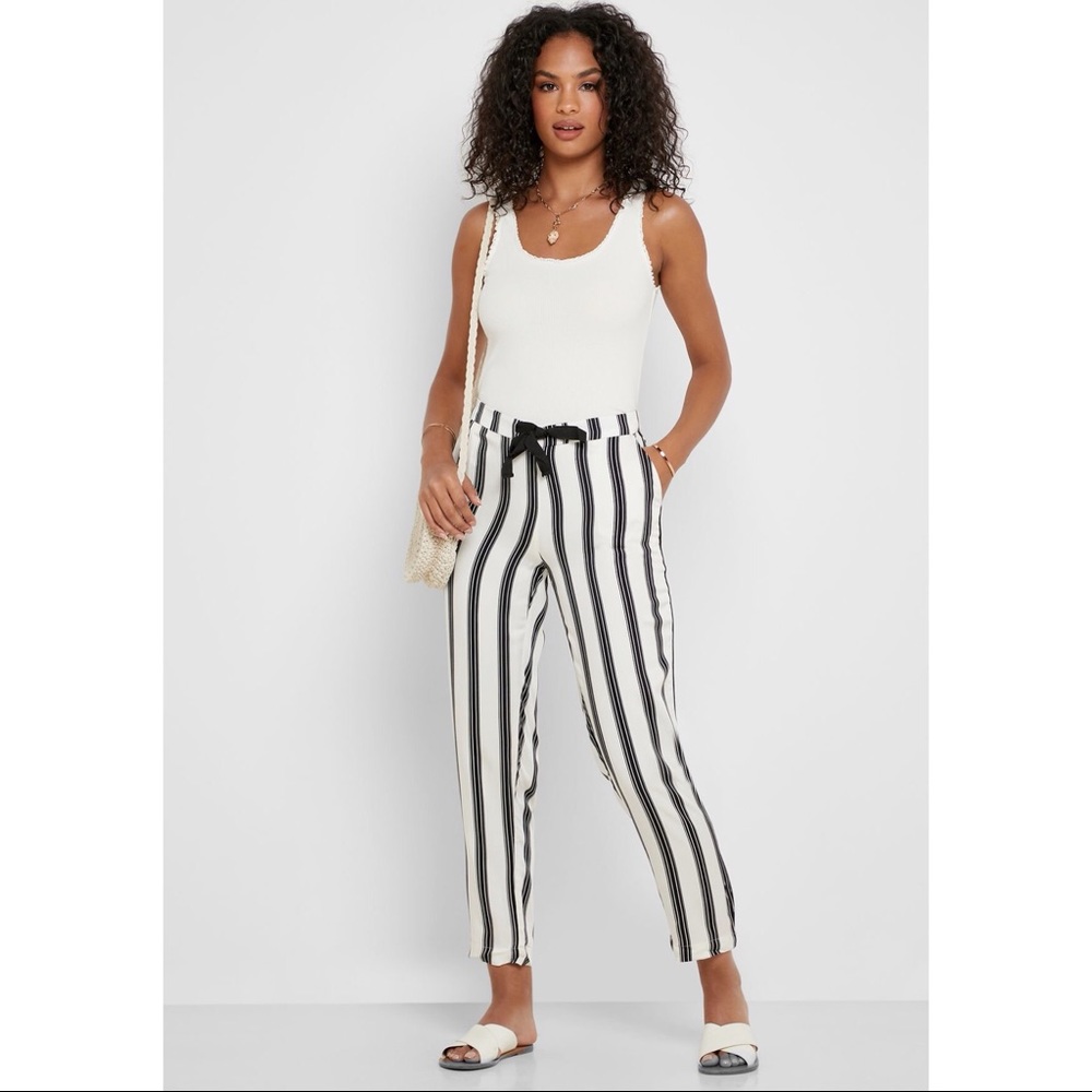 Mango striped dress pants
